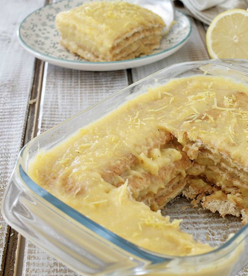 лимонова торта без печене