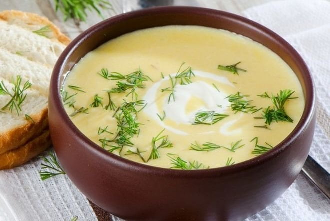 Рецепта за Крем супа от карфиол и грах